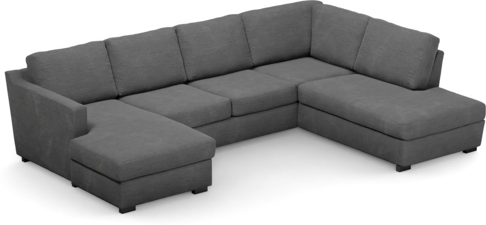 Friday - 3-sits soffa med schäslong vänster och divan höger - Grå