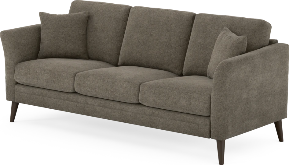 Eden - 3-sits soffa - Brun