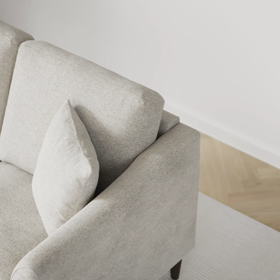 Eden - 2,5-sits soffa svängd - Grå