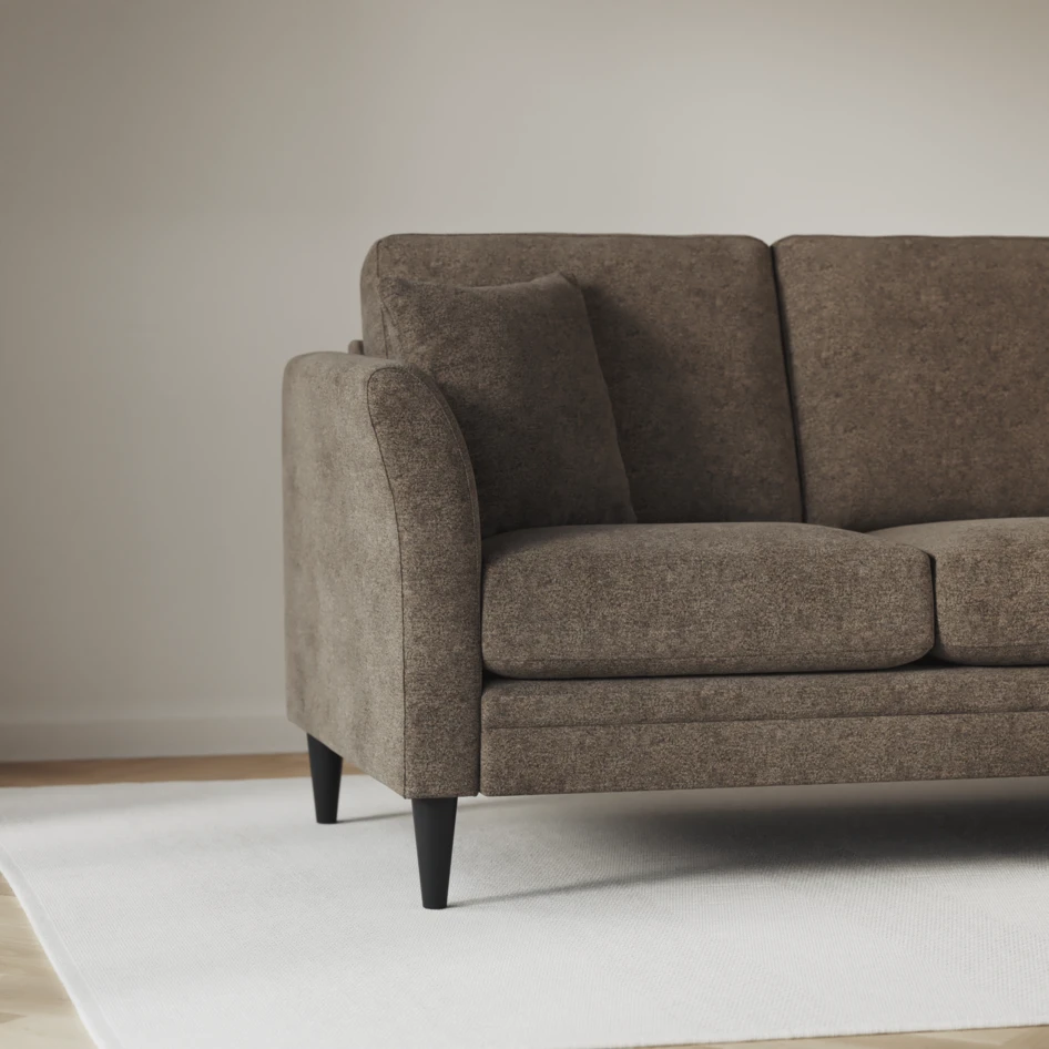 Eden - Hörnsoffa, 2+3-sits - Brun
