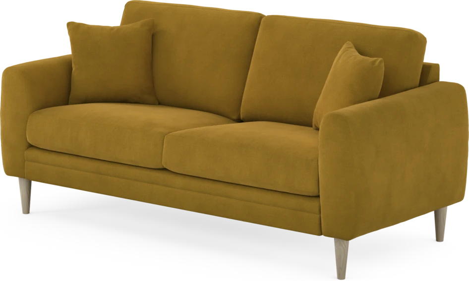 Eden - 2,5-sits soffa - Gul