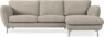 Madison Lux - 2-sits soffa med schäslong höger - Vit