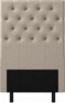 Delux Pikerad XL - Sänggavel, 90-210 cm - Beige