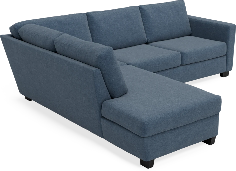 Friday - 2,5-sits soffa med divan vänster - Blå