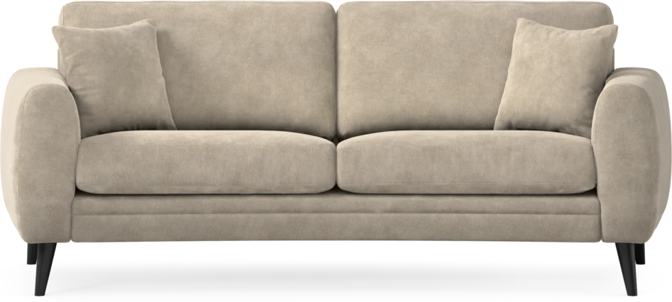Eden - 2,5-sits soffa svängd - Beige