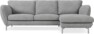Madison Lux - 2-sits soffa med schäslong höger - Vit