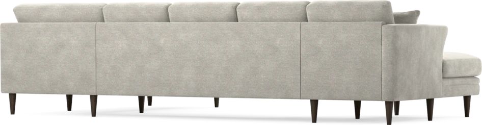 Eden - 3-sits soffa med schäslong vänster och divan höger - Grå