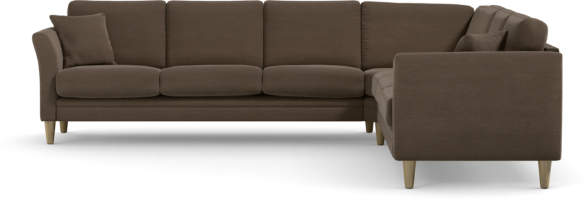 Eden - Hörnsoffa 3+3 - Brun