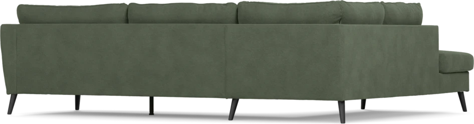 County - 2,5-sits soffa med divan vänster - Grön