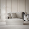 Rossi - 1,5-sits med armstöd vänster - Beige