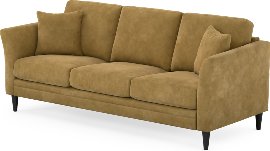 Eden - 3-sits soffa - Gul