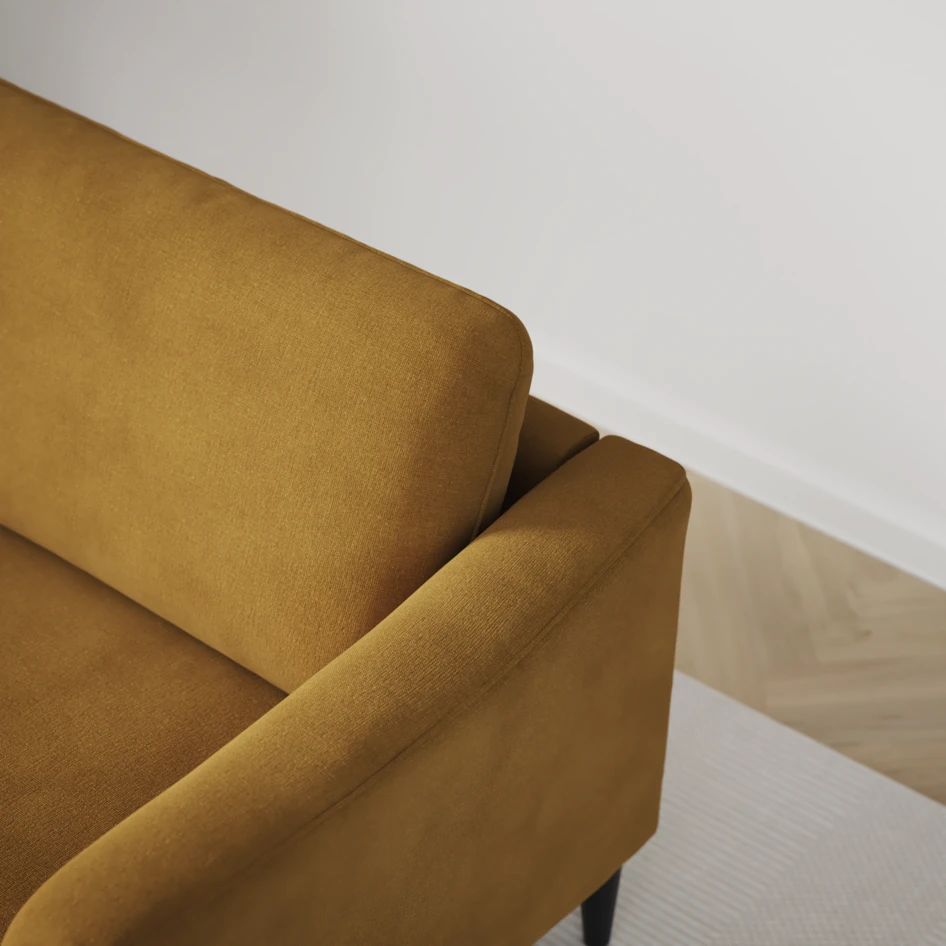 Bridge - 2-sits soffa - Gul