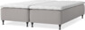Delux Dream - Ramsäng, dubbelsäng med bäddmadrass - Grå