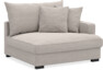 Rossi - 1,5-sits med armstöd höger - Beige