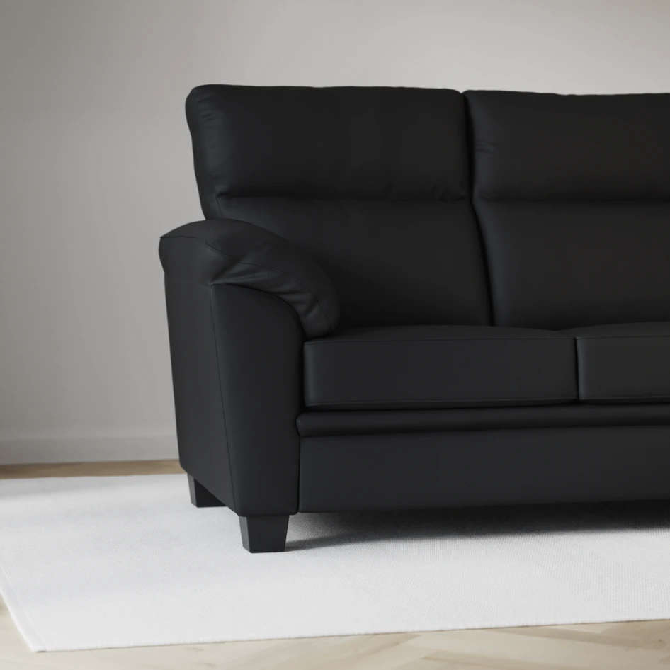 Tage - 3-sits soffa - Svart