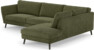 Madison Lux - 3-sits soffa med divan höger - Grön