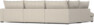 Rossi - 3-sits soffa med divan vänster - Beige