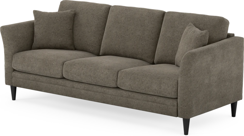 Eden - 3-sits soffa - Brun
