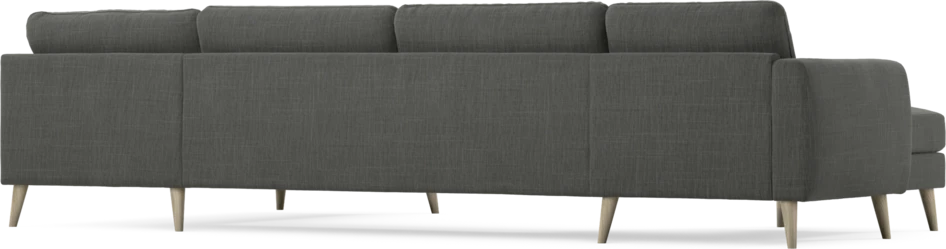 Bridge - 3-sits soffa med schäslong vänster och divan höger - Grå