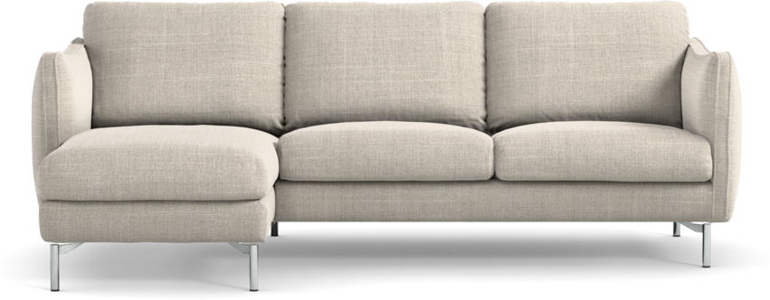 Madison Lux - 2-sits soffa med schäslong vänster - Beige