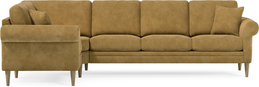 Eden - Hörnsoffa, 1+3-sits - Gul