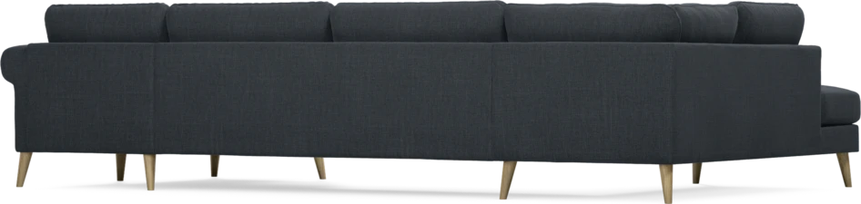 Bridge - 3-sits soffa med divan vänster och schäslong höger - Blå