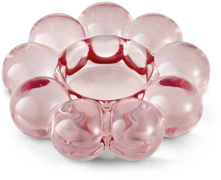 Viva - Ljuslykta, H 2,7 Ø 10 cm - Rosa