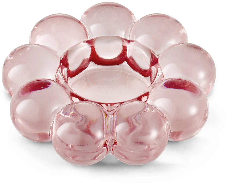 Viva - Ljuslykta, H 2,7 Ø 10 cm - Rosa