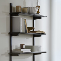 Living/Axel - Vägghylla med 2 konsoler & 3 hyllplan, 120x22x89,4 cm - inspiration