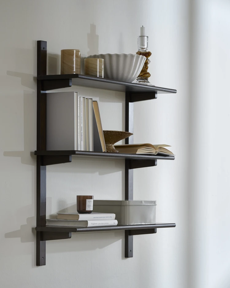 Living/Axel - Vägghylla med 2 konsoler & 3 hyllplan, 80x22x89,4 cm - inspiration