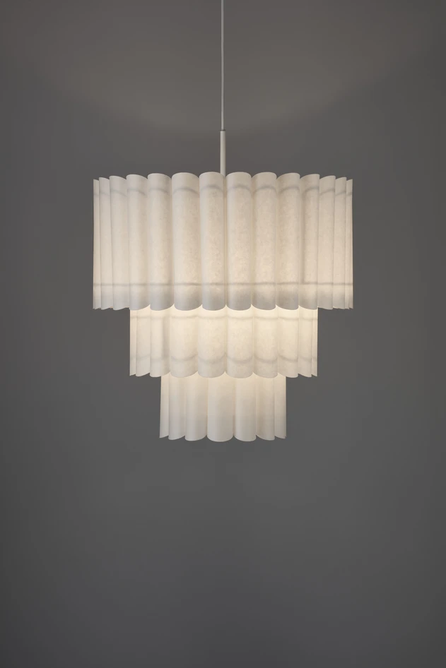 Sanne - Taklampa, Ø49 H69,5cm  - Vit