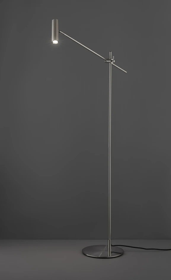 Scott - Golvlampa, H123 cm - Grå