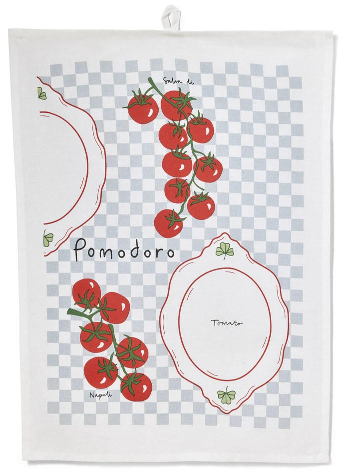 Pomodoro - Kökshandduk, 50x70 cm - Blå