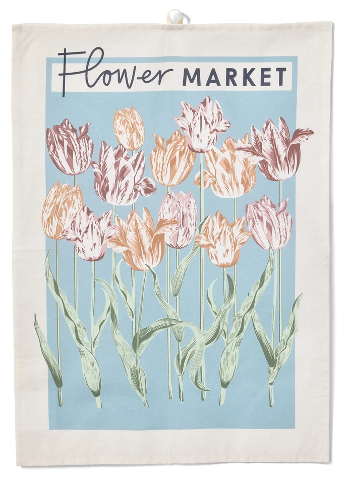 Tulipa - Kökshandduk, 50x70 cm - Flerfärgad