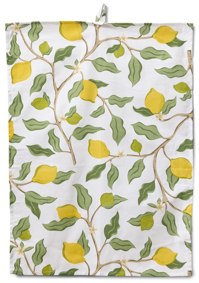 Citrus - Kökshandduk, 50x70 cm - Gul