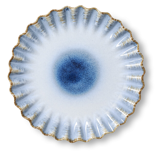 Shelly - Assiett, Ø 21 cm - Blå