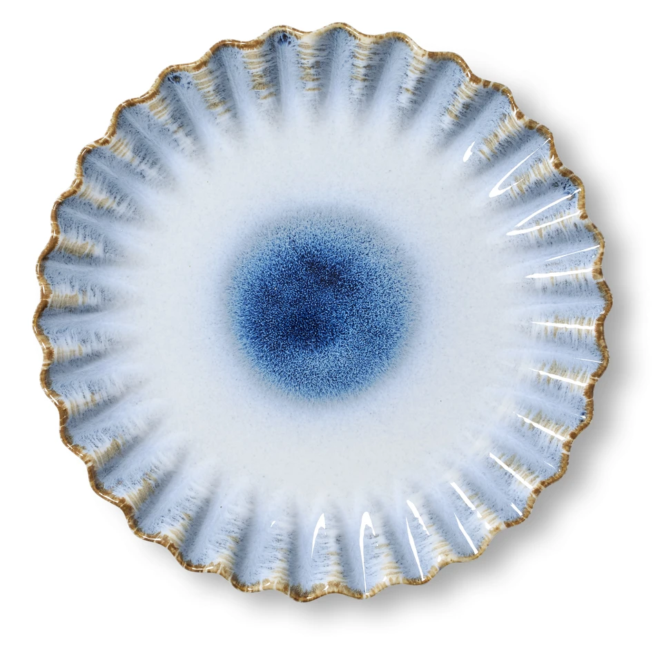 Shelly - Assiett, Ø 21 cm - Blå