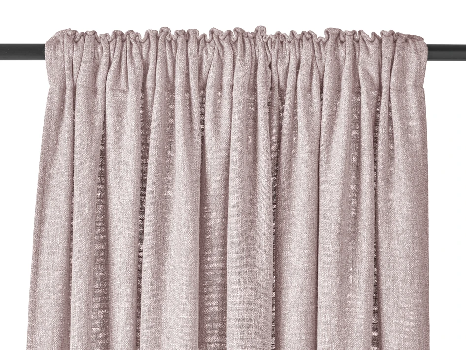 Linnelle - Gardin, 2-pack, 140x250 cm - Rosa