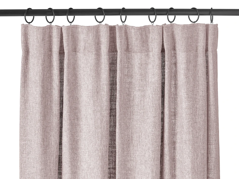 Linnelle - Gardin, 2-pack, 140x250 cm - Rosa