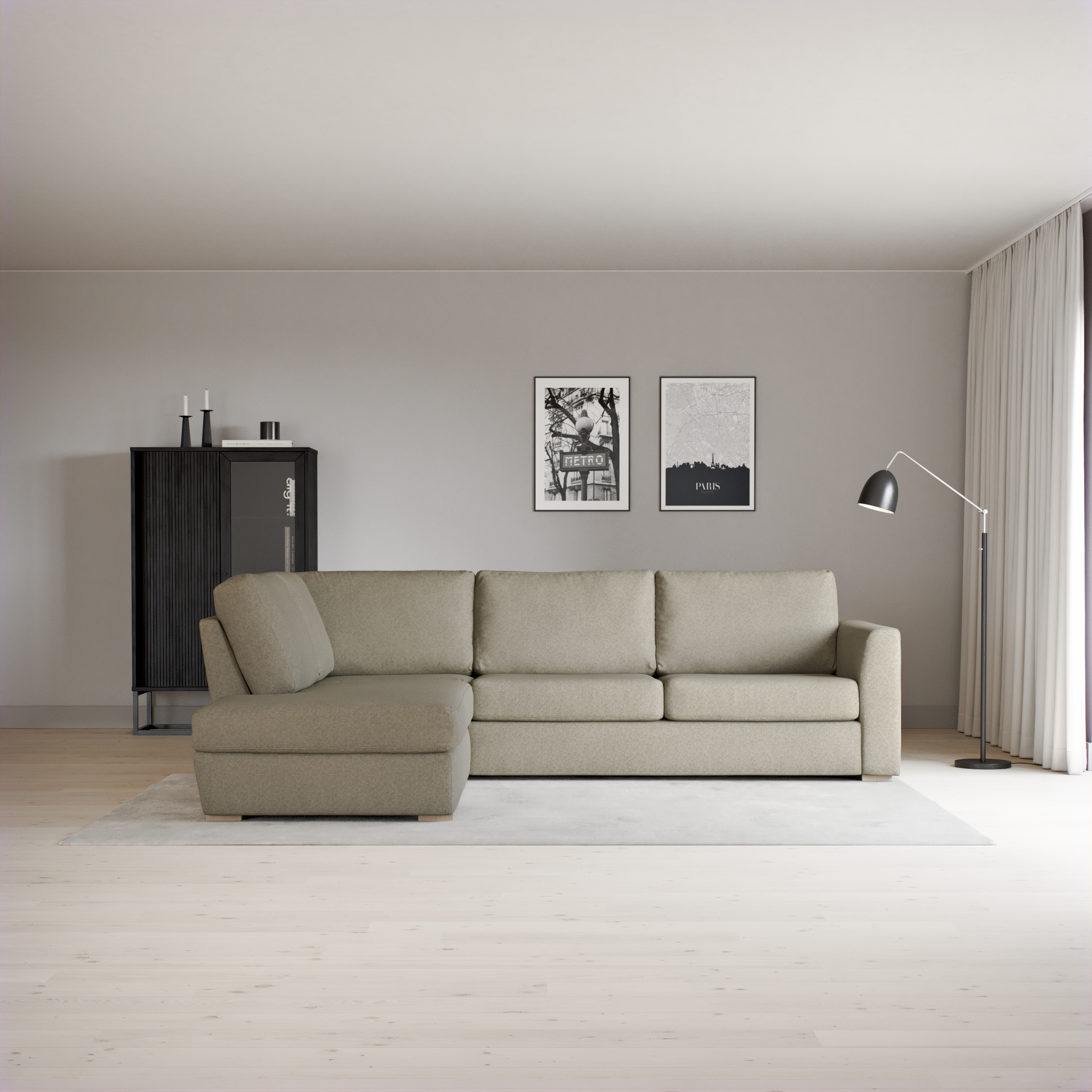 Friday - 2,5-sits soffa med divan vänster - inspiration