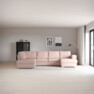 Friday - 3-sits soffa med divan vänster och schäslong höger - Rosa