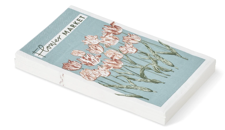 Tulipa - Servett, 33x40 cm, 20-pack - Flerfärgad