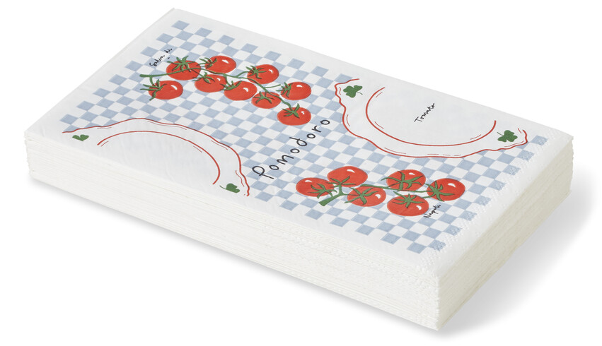Pomodoro - Servett, 33x40 cm, 20-pack - Blå