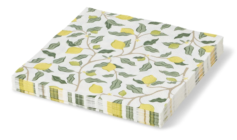Citrus - Servett, 33x33 cm, 20-pack - Gul