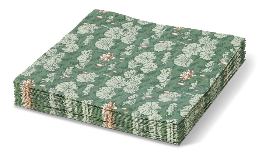 Saga - Servett, 33x33 cm, 20-pack - Grön