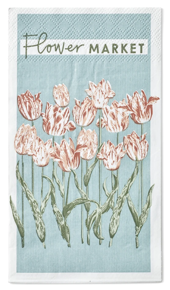 Tulipa - Servett, 33x40 cm, 20-pack - Flerfärgad