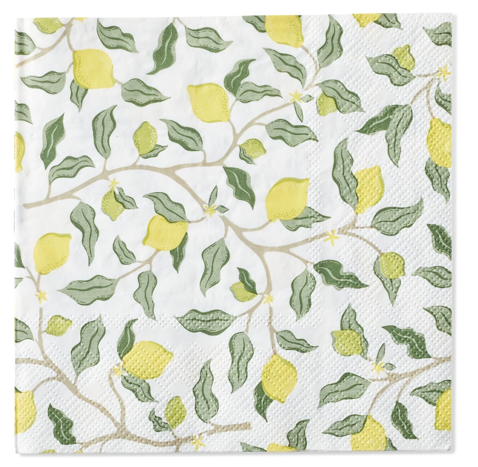 Citrus - Servett, 33x33 cm, 20-pack - Gul