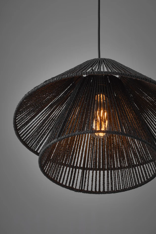 Tross - Taklampa Ø39 H26 cm - Svart