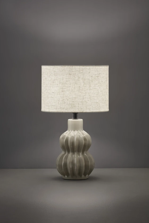 Emina - Bordslampa, H38 Ø23 cm - Beige