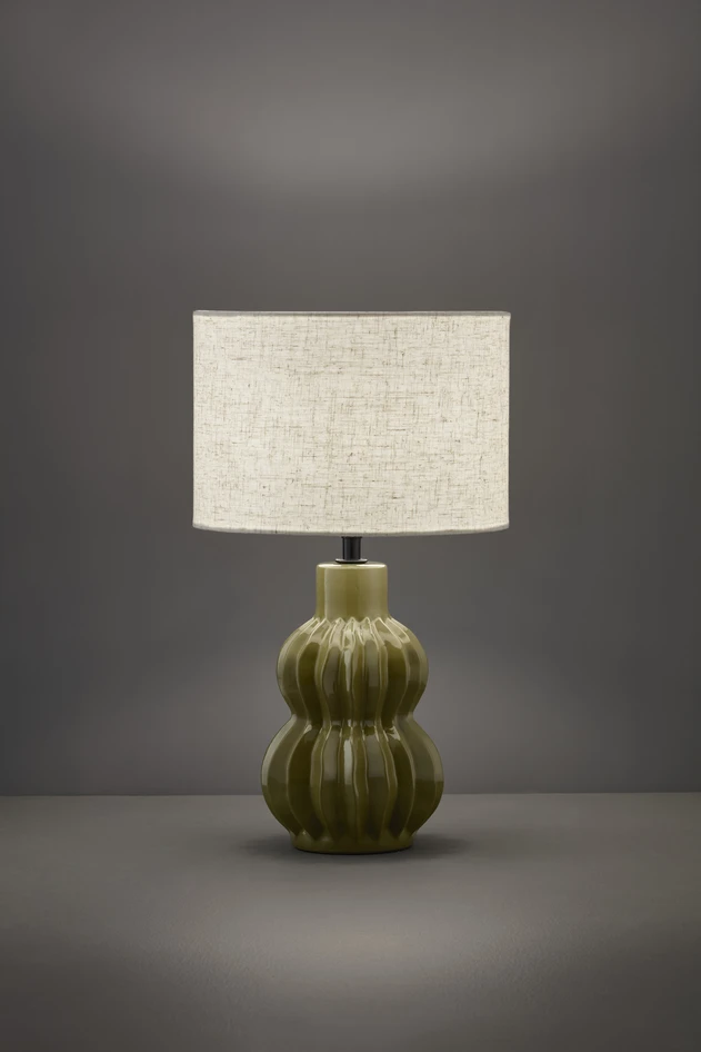 Emina - Bordslampa, H38 Ø23 cm - Grön